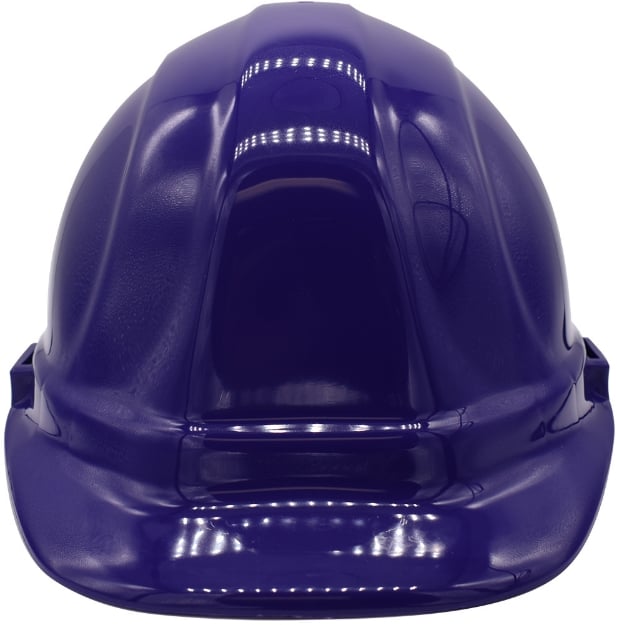 Purple Hard Hat for Groundbreaking Ceremony