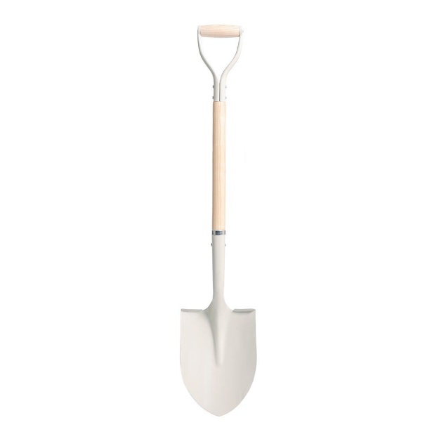 Full Picture of the Ceremonial Groundbreaking Off-White Color Shovel