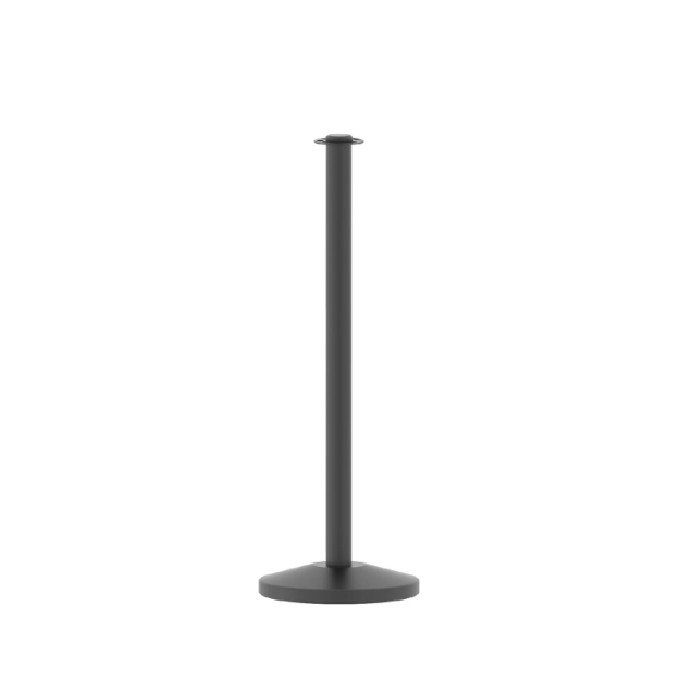 Black stanchion flat head