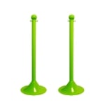 Green Plastic Stanchions