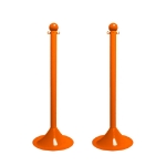 Orange Plastic Stanchions
