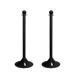 Black Plastic Stanchions