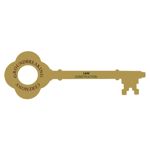 24" Customizable Cut off head Golden Key to the City