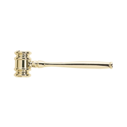 Elegant Gold Metal Gavel Elegant Gold Metal Gavel