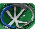 Green ERB Hard Hat Inside Adjustable Straps