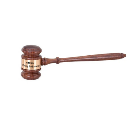 Premium Customized Walnut Gavel Premium Customized Walnut Gavel