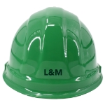 Green ERB Hard Hat Custom Back