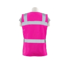 Pink Women's Safety Vest Back