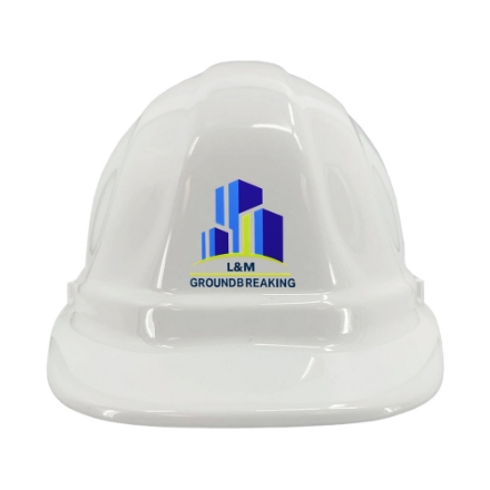 White Custom Hard Hat White Custom Hard Hat