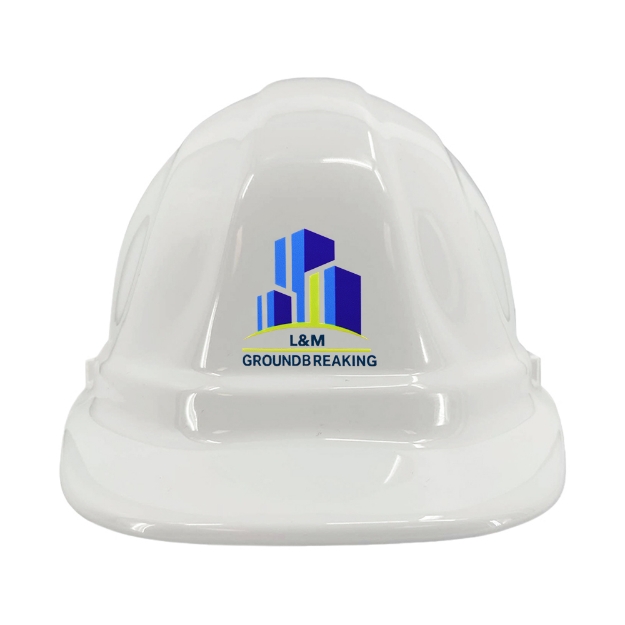 White Custom Hard Hat