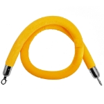 Gold Stanchion Rope with Silver Clasps