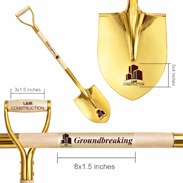 Gold Ceremonial Shovel