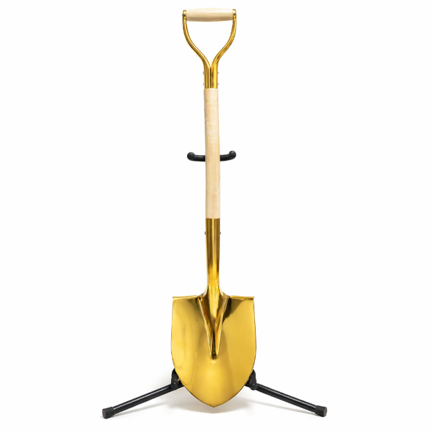 Deluxe Ceremonial Groundbreaking Gold Shovel | Ceremonial ...