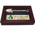 Black Interior Shovel Display Keepsake