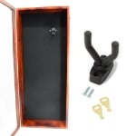 Groundbreaking Shovel & Hard Hat Display Case Empty with Mounting Items