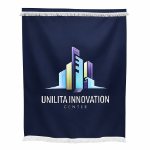 Custom Vertical Banner Navy Blue
