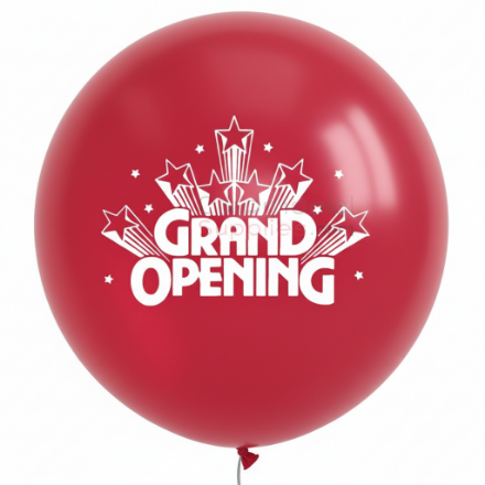 X-large 3 Foot Red Grand Opening Balloons