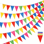 Colorful Pennant Flag