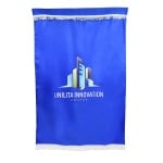 Custom Vertical Banner Blue