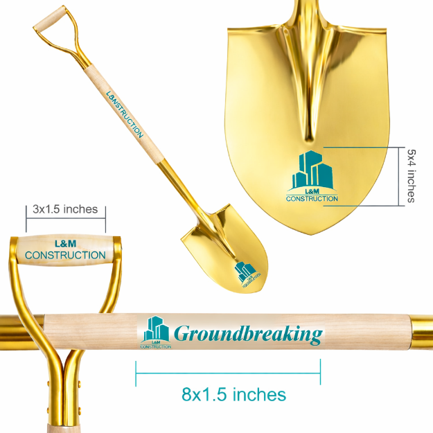 Groundbreaking Ceremony Gold Shovel