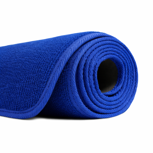 Picture of Standard Blue Event Carpet Runner Rolled up