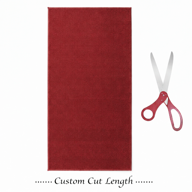 Custom Cut Ceremonial Red Carpet