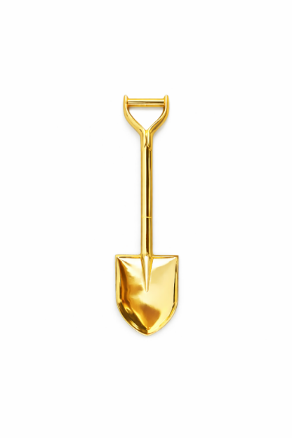 Picture of 5.5" Mini Gold Shovel Keepsake