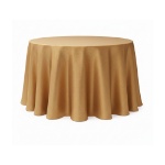 Gold Event Circle Tablecloth