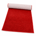 Rolled View of Deluxe Ceremonial Red Carpet
