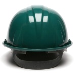 back strap Green ceremonial groundbreaking hard hat.