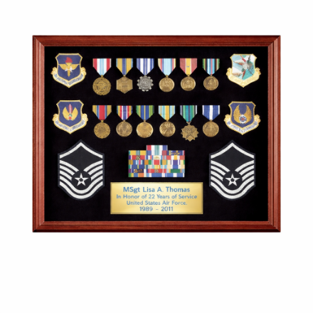 Military Medals Display Case