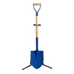 Picture of the Blue Ceremonial Shovel with Stand