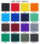 Stanchion Belt colors