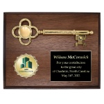 Photo of a Customized Key To The City Recognition Plaque.