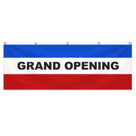 Grand Opening Banner Flag