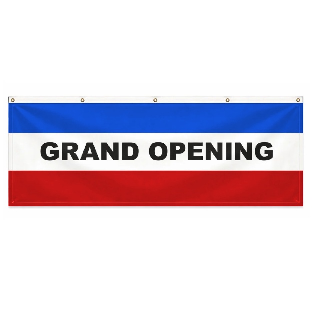 Grand Opening Banner Flag