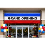 Grand Opening Banner Flag Display