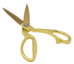 Golden Scissors with Gold Blades open