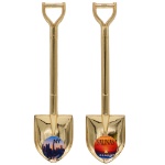 Two Gold Mini Shovel Keepsake Custom