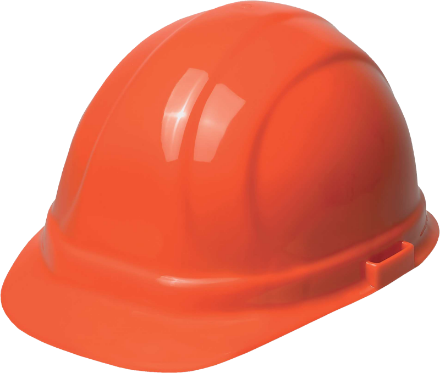 Orange Hard Hat Style E