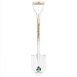 Customized White Groundbreaking Shovel