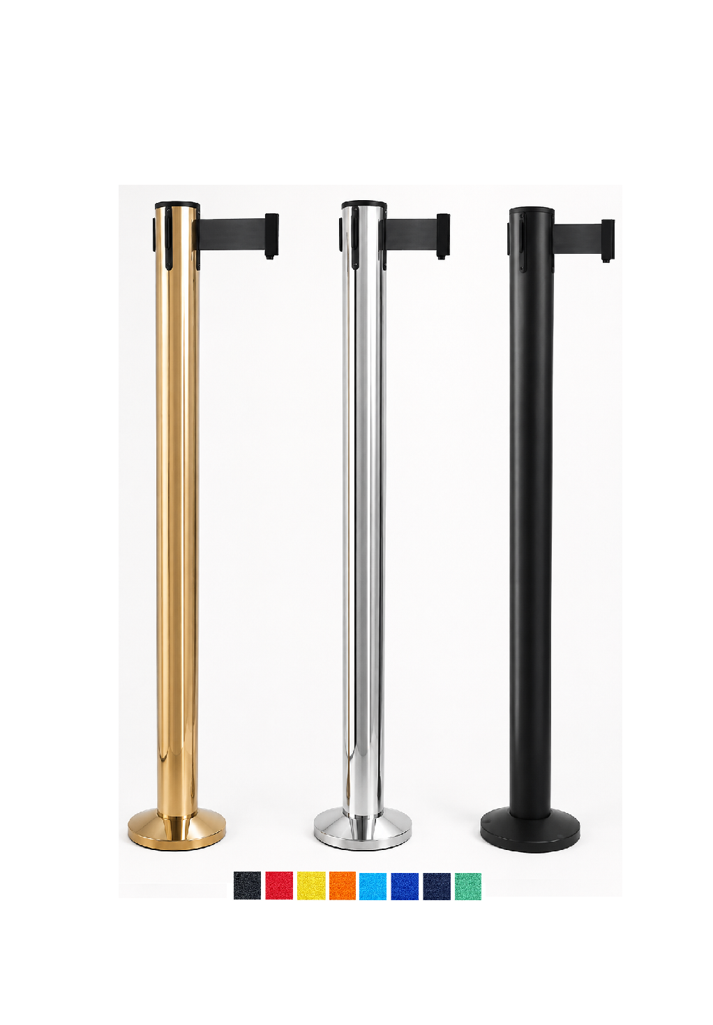 retractable belt stanchion