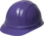 Purple Hard Hat for Groundbreaking Ceremony